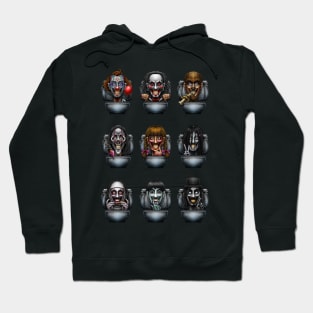 Horror toilet Monster pack 2 Hoodie